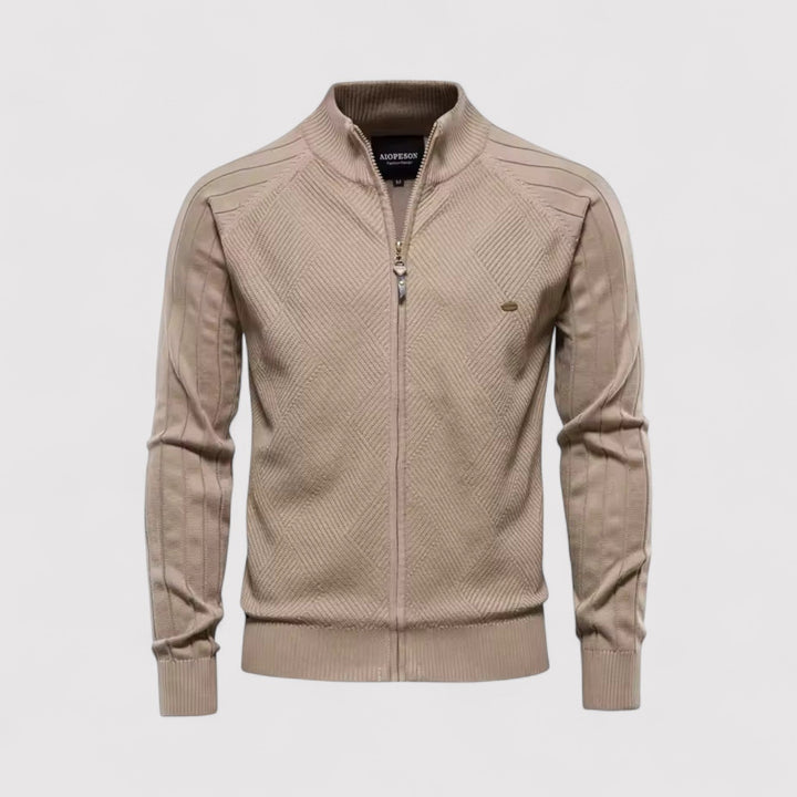 Achim™ | Strickjacke mit durchgehendem Reißverschluss