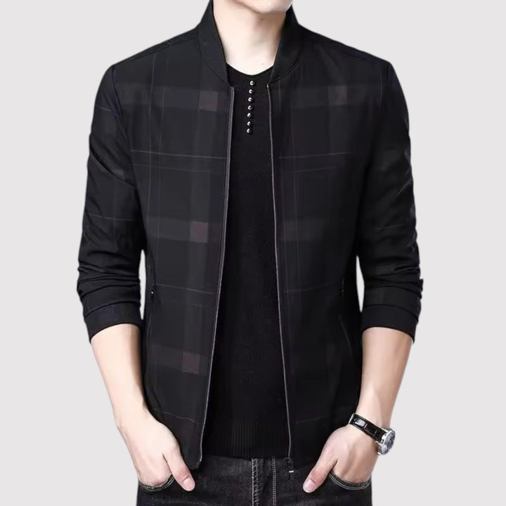 Ortwin™ | Taillierte Casual-Jacke mit Reißverschluss