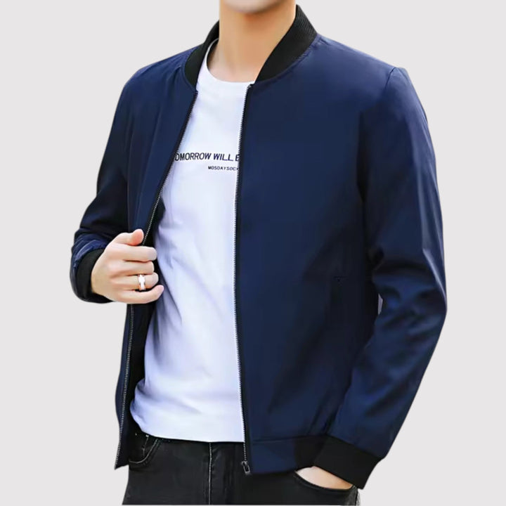 Ortwin™ | Taillierte Casual-Jacke mit Reißverschluss
