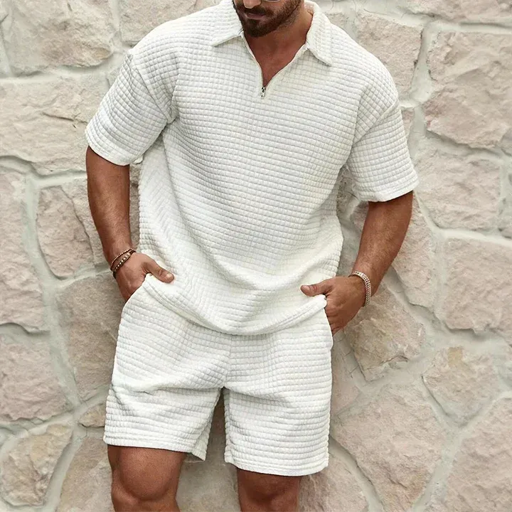 Nico™ | Leichtes Sommer-Set Polo & Shorts