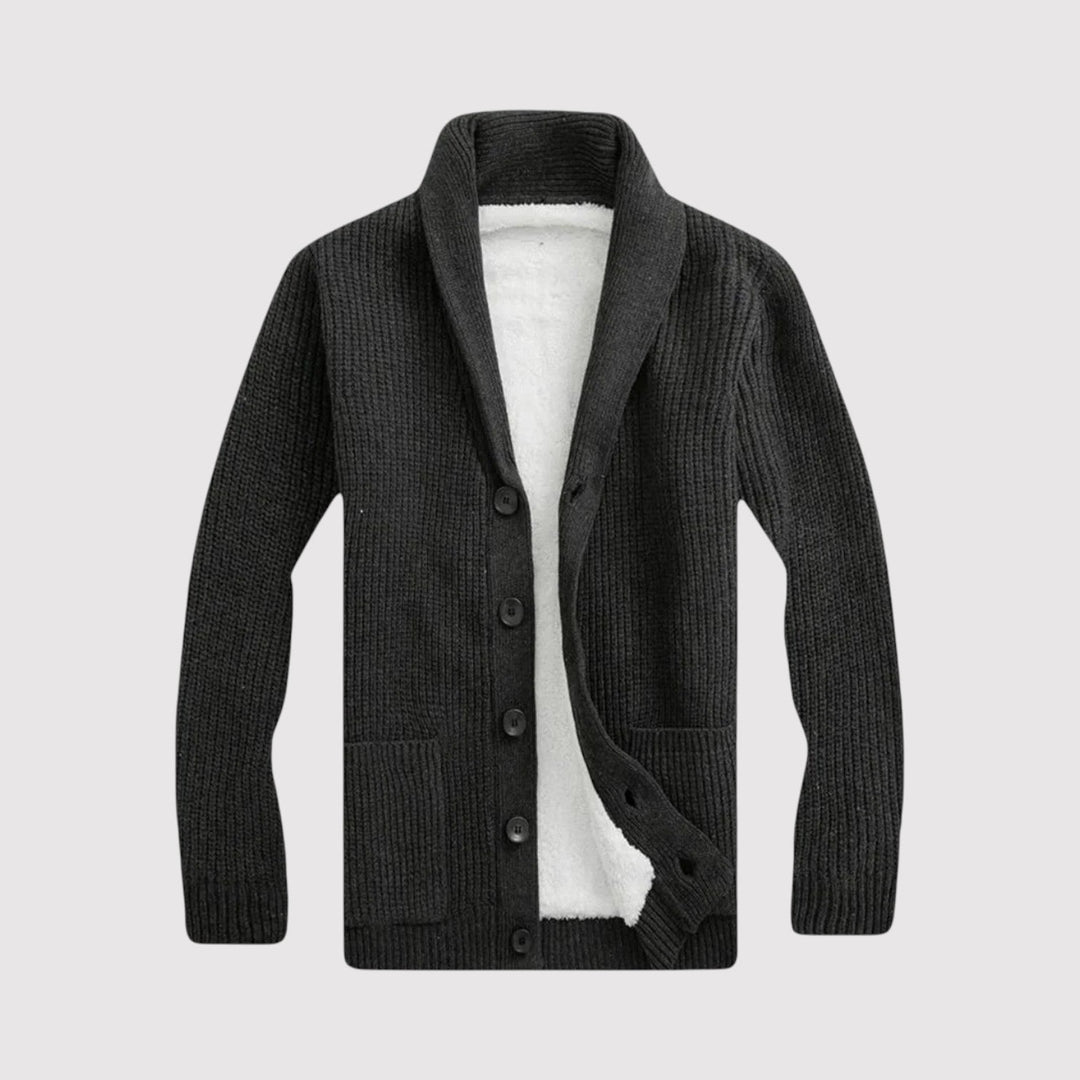Anselm™ | Strickjacke mit Schalkragen