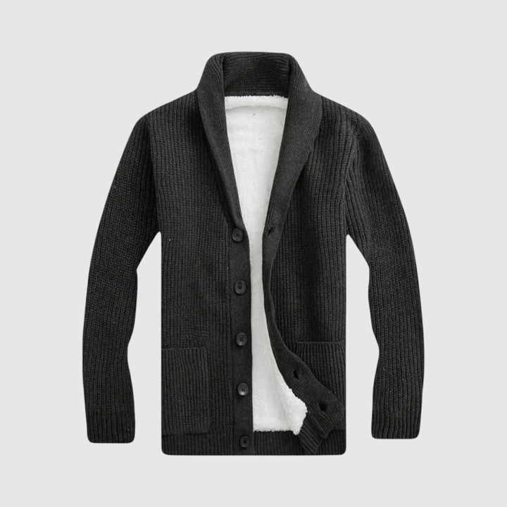 Anselm™ | Strickjacke mit Schalkragen