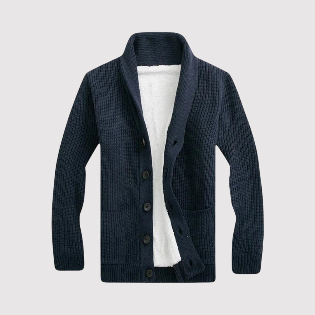 Anselm™ | Strickjacke mit Schalkragen