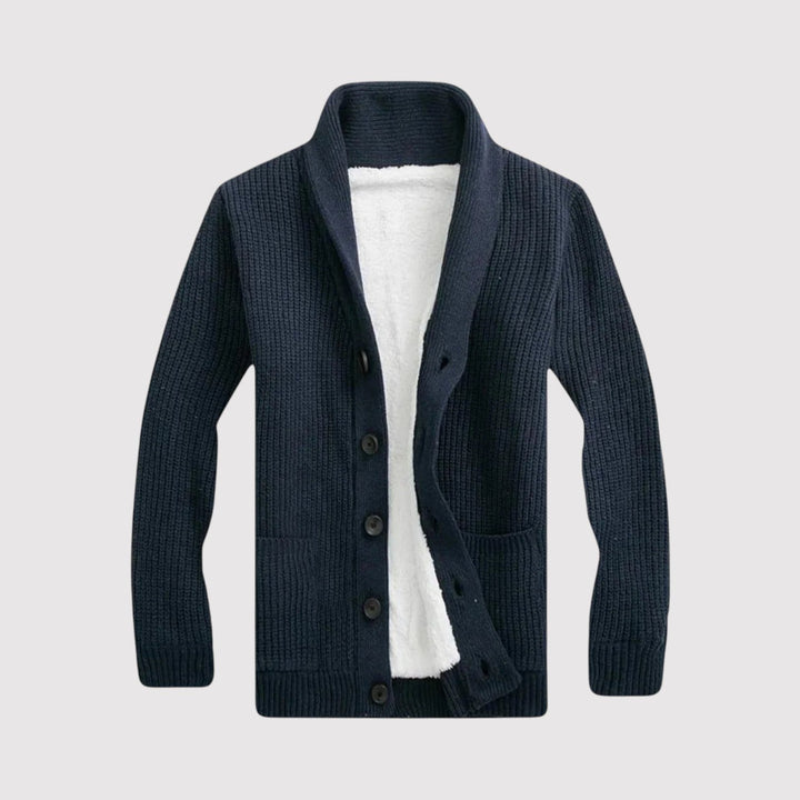 Anselm™ | Strickjacke mit Schalkragen