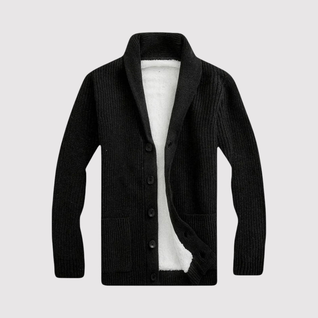Anselm™ | Strickjacke mit Schalkragen
