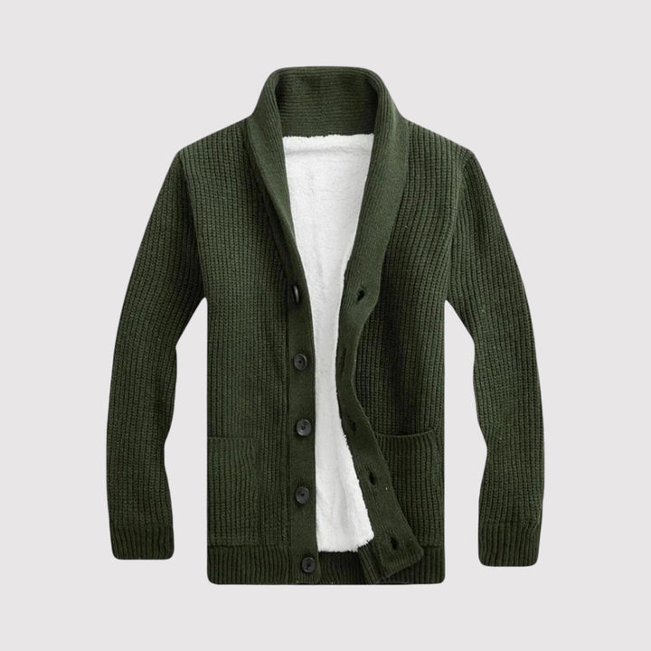 Anselm™ | Strickjacke mit Schalkragen