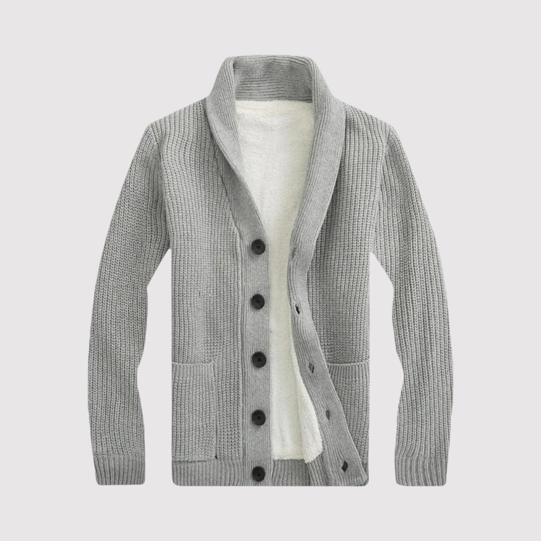 Anselm™ | Strickjacke mit Schalkragen