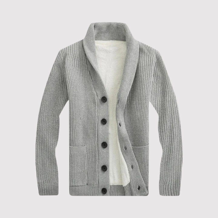 Anselm™ | Strickjacke mit Schalkragen