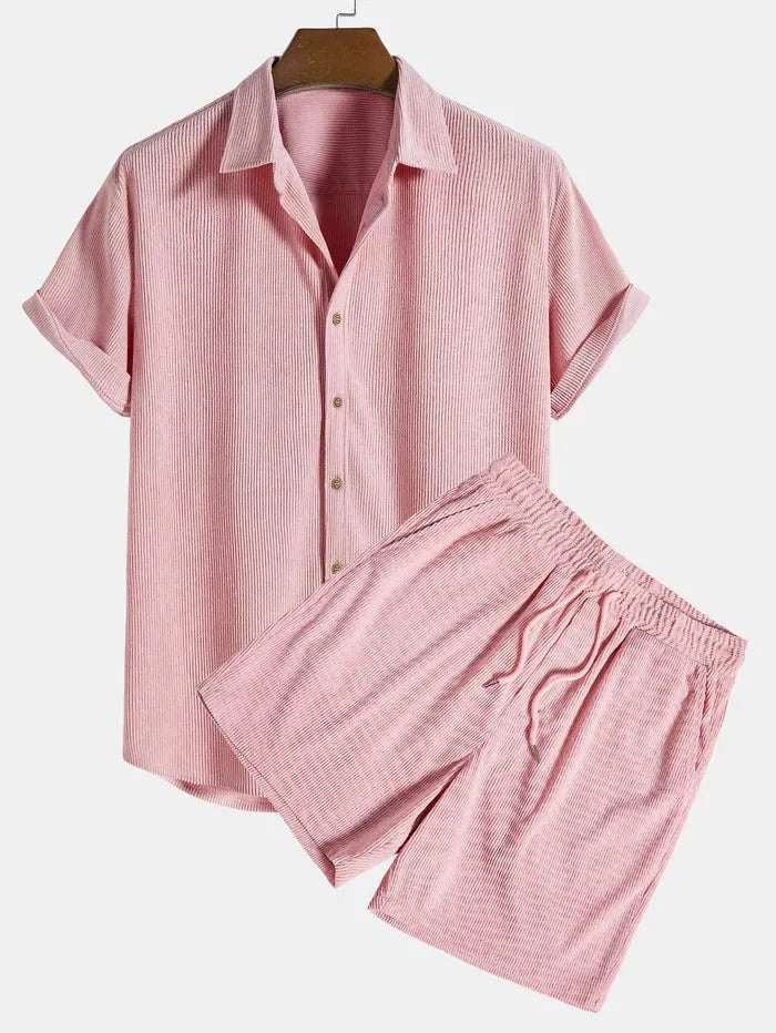 Luis™ | Mediterranes Sommer-Set Hemd & Hose
