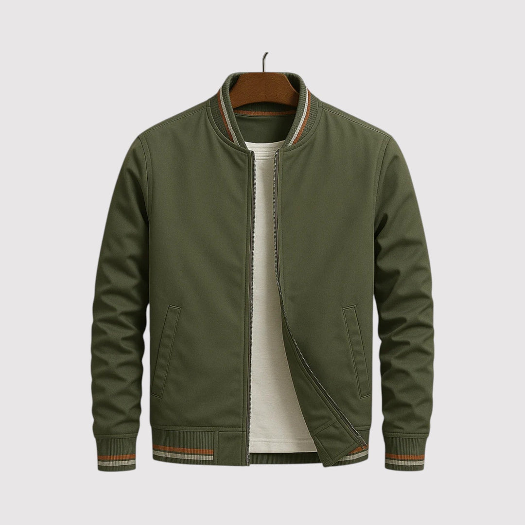 David™ | Bomberjacke mit Streifenbesatz