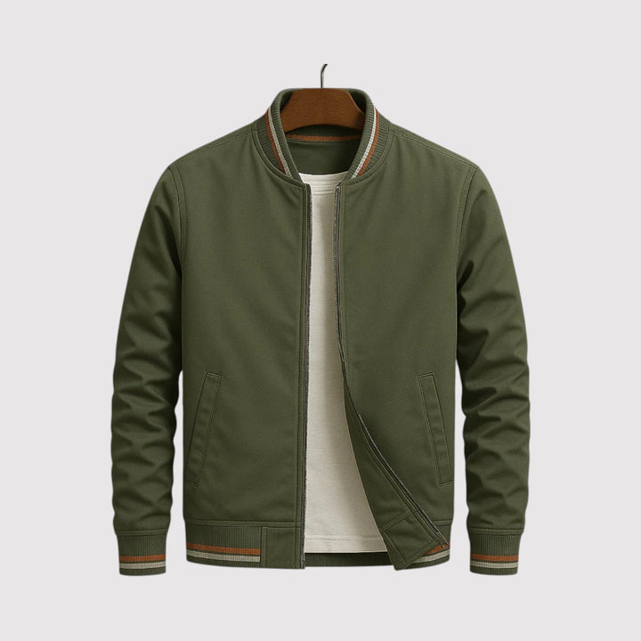 David™ | Bomberjacke mit Streifenbesatz