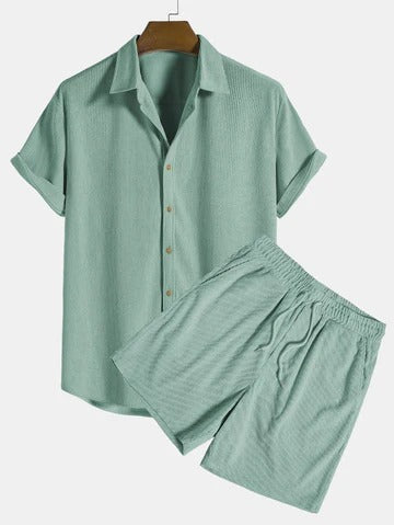 Luis™ | Mediterranes Sommer-Set Hemd & Hose