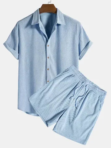 Luis™ | Mediterranes Sommer-Set Hemd & Hose