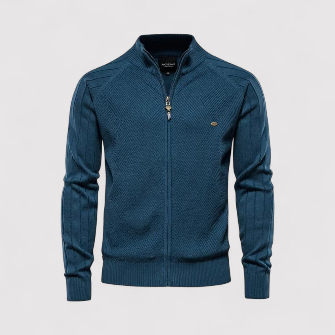 Achim™ | Strickjacke mit durchgehendem Reißverschluss