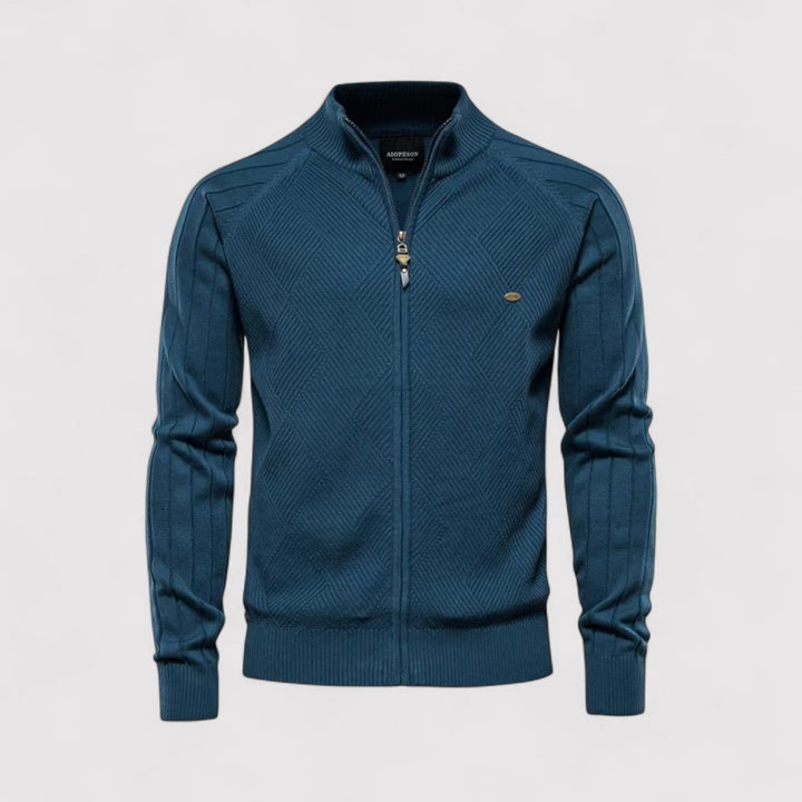 Achim™ | Strickjacke mit durchgehendem Reißverschluss