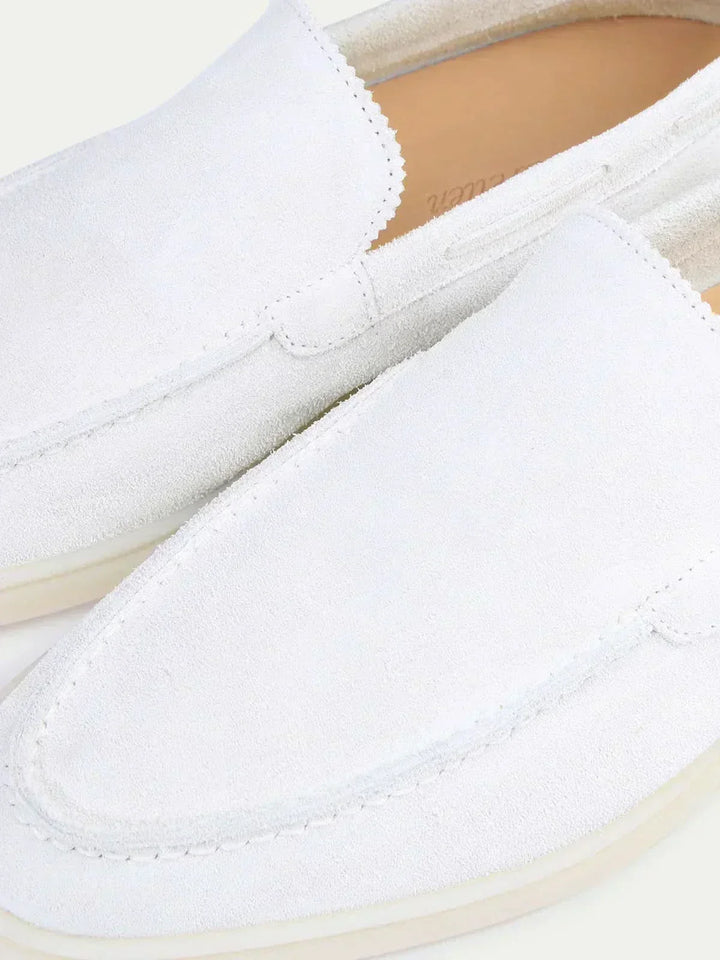 Oskar™ | Klassischer Loafer Perlweiß