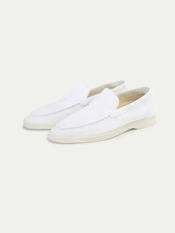 Oskar™ | Klassischer Loafer Perlweiß