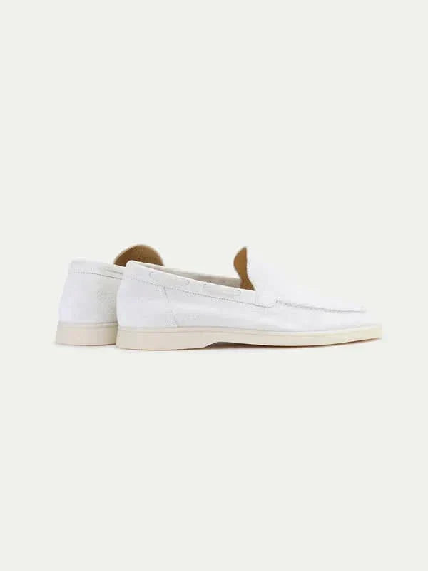 Oskar™ | Klassischer Loafer Perlweiß