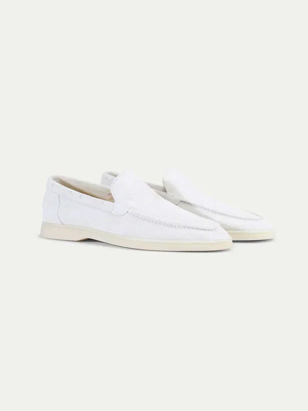 Oskar™ | Klassischer Loafer Perlweiß
