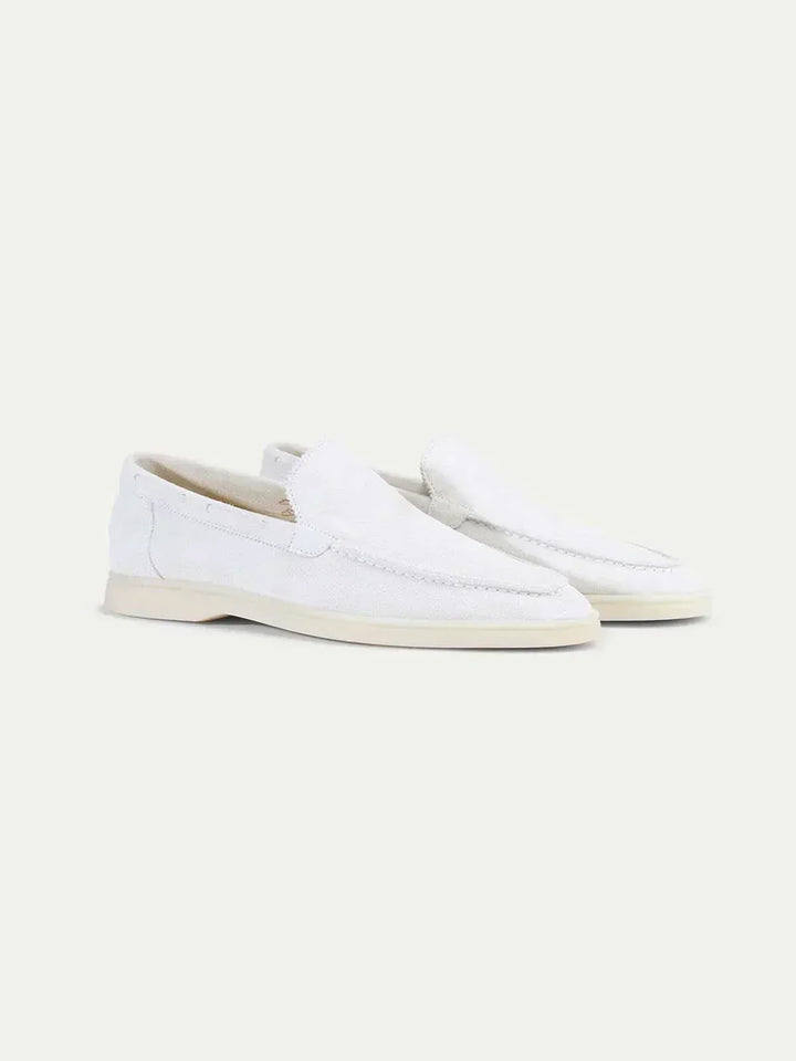 Oskar™ | Klassischer Loafer Perlweiß