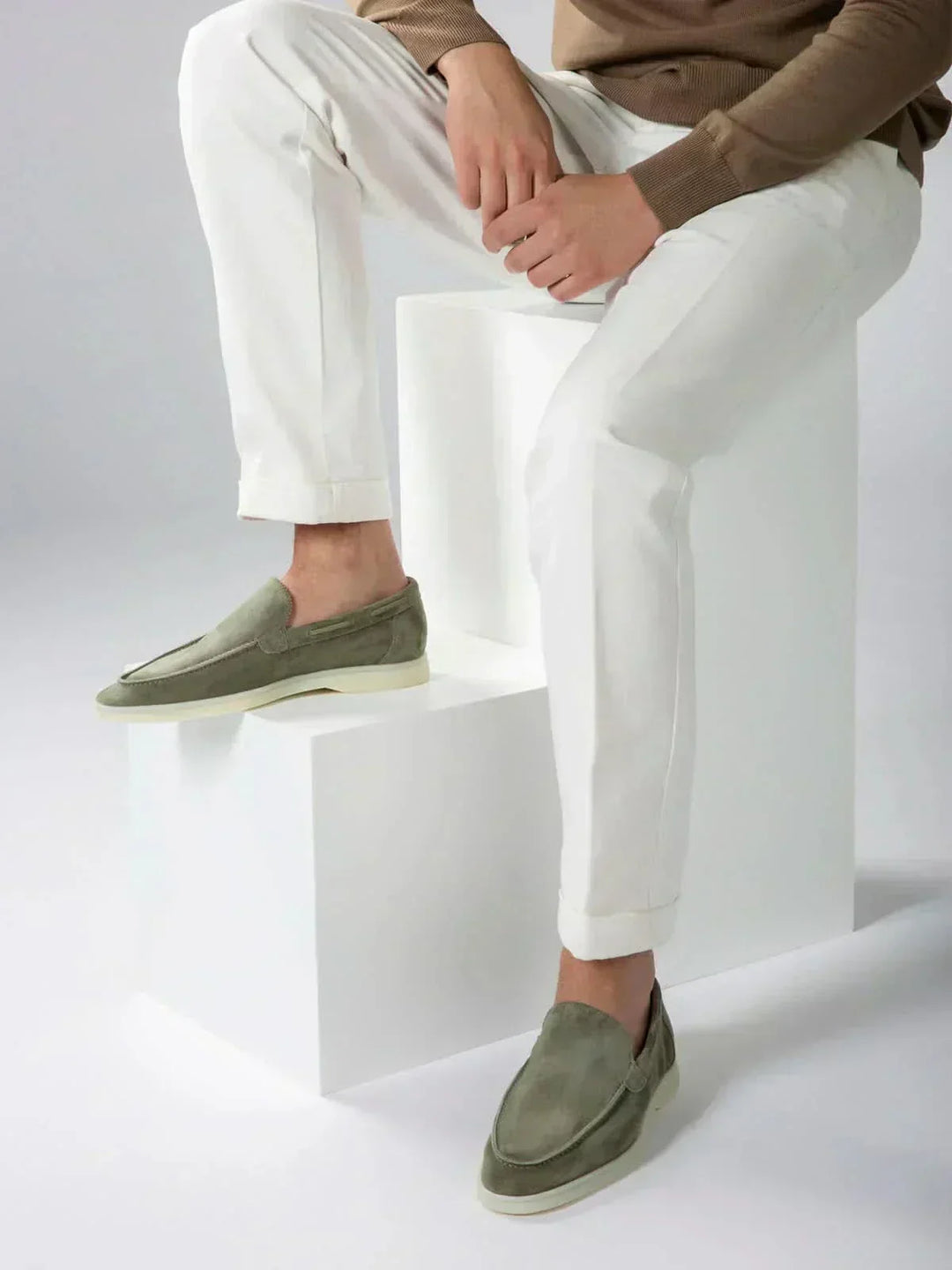 Silvan™ | Klassischer Loafer Olivgrün