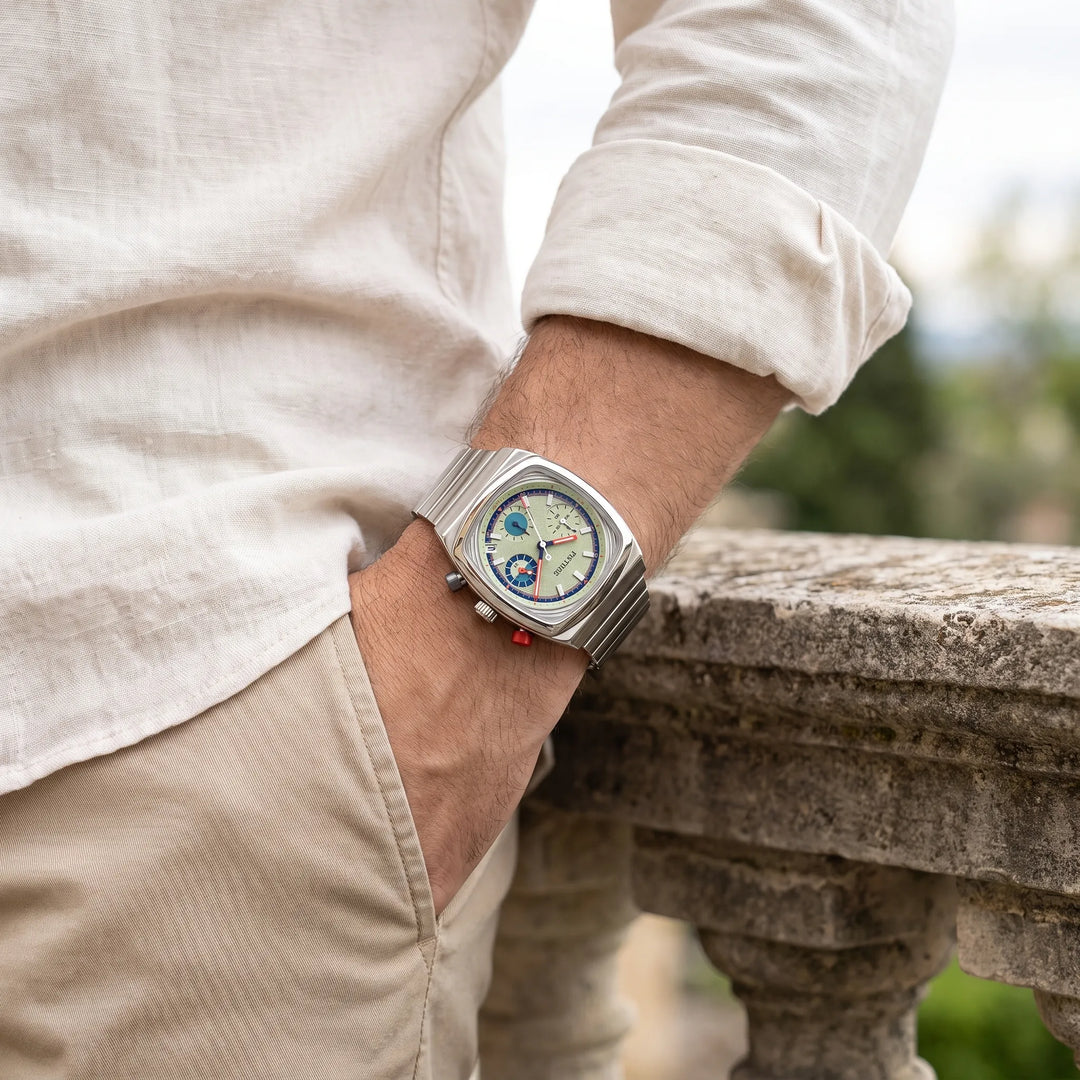 Linus™ | Eckiger Sport-Chronograph mit Datum