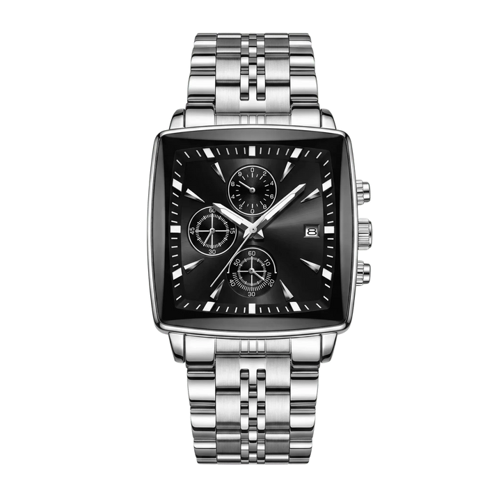 Valentin™ | Rechteckiger Chronograph mit Datumsfenster