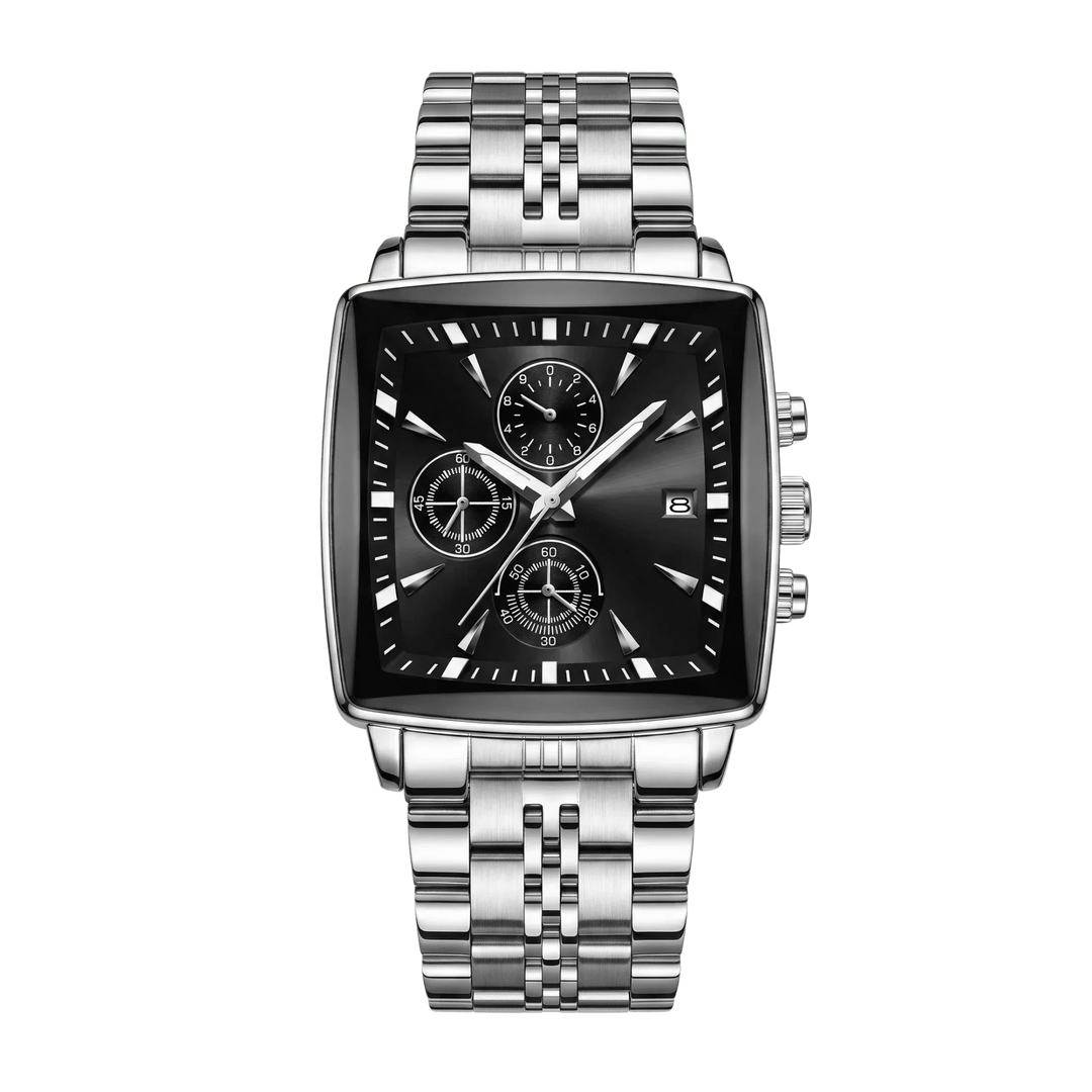 Valentin™ | Rechteckiger Chronograph mit Datumsausgabe