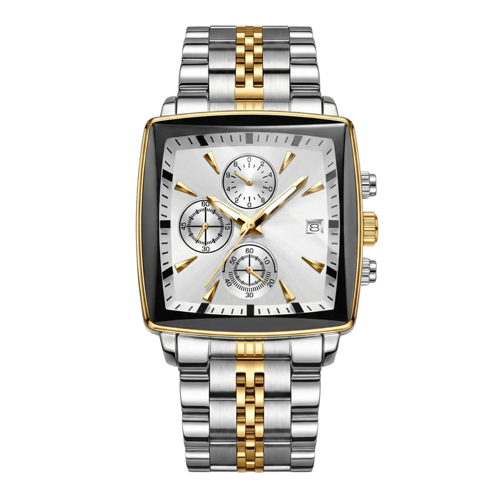 Valentin™ | Rechteckiger Chronograph mit Datumsausgabe