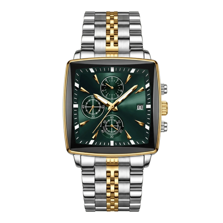 Valentin™ | Rechteckiger Chronograph mit Datumsausgabe