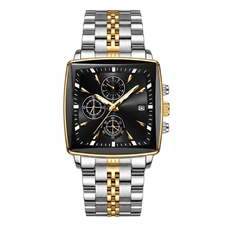 Valentin™ | Rechteckiger Chronograph mit Datumsfenster