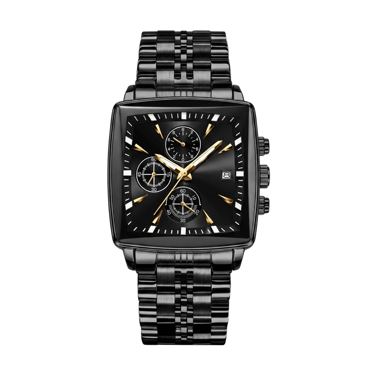 Valentin™ | Rechteckiger Chronograph mit Datumsausgabe