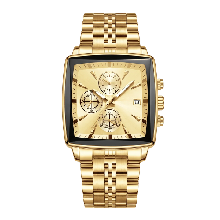 Valentin™ | Rechteckiger Chronograph mit Datumsausgabe