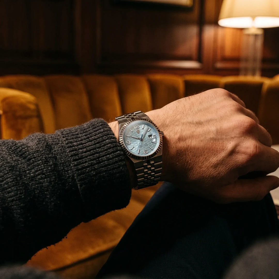 Oskar™ | Stilvolle Quarzuhr mit Jubilee-Armband