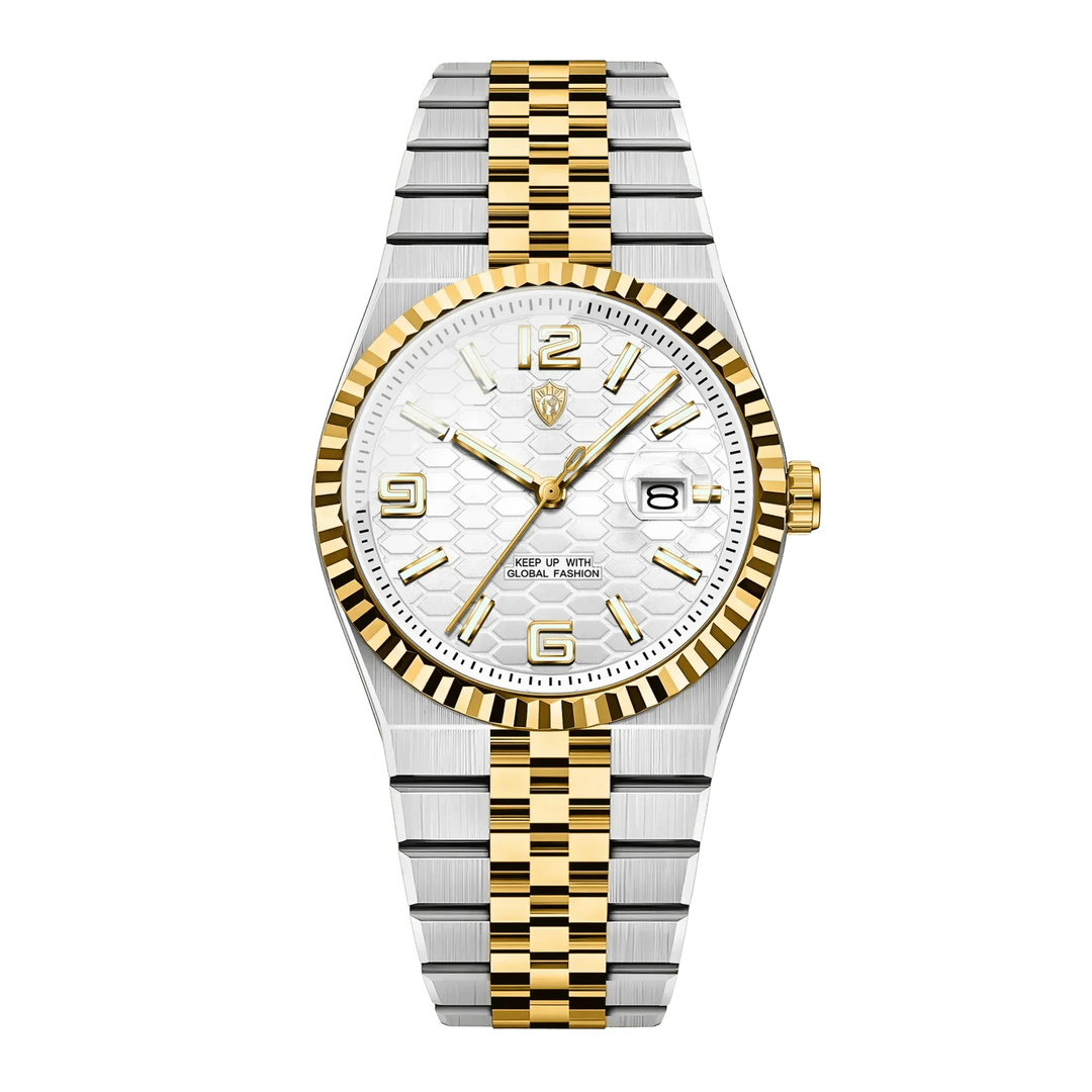 Oskar™ | Elegante Quarzuhr mit Jubilee-Armband