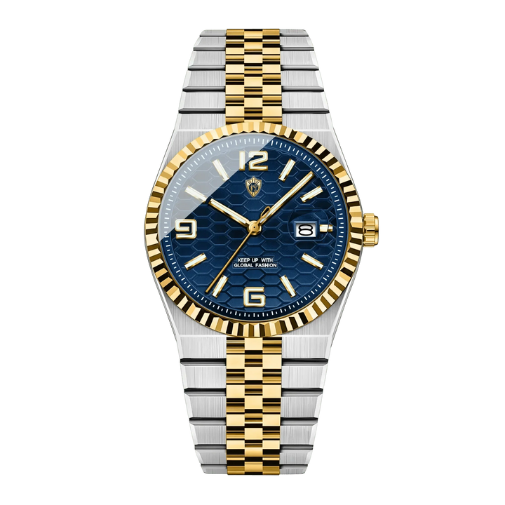 Oskar™ | Stilvolle Quarzuhr mit Jubilee-Armband