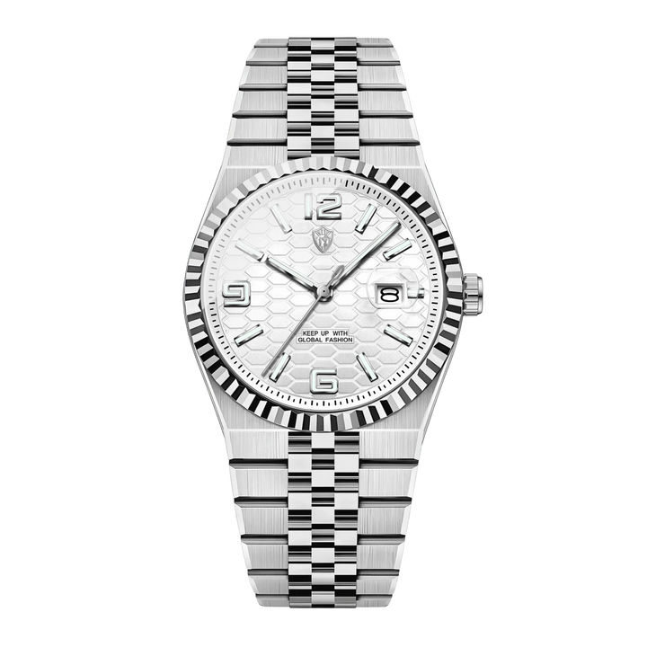Oskar™ | Stilvolle Quarzuhr mit Jubilee-Armband