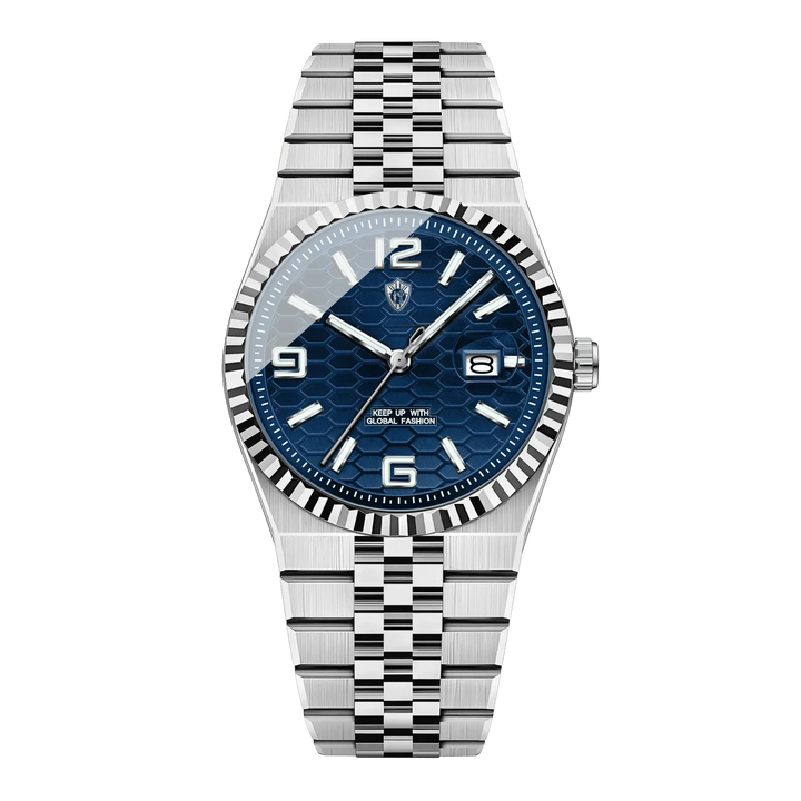 Oskar™ | Stilvolle Quarzuhr mit Jubilee-Armband
