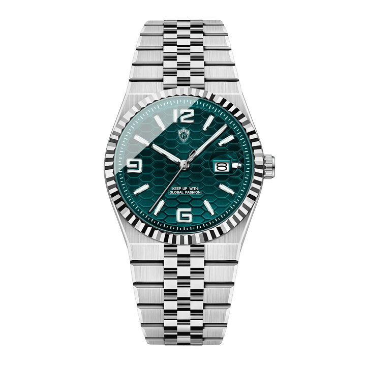Oskar™ | Stilvolle Quarzuhr mit Jubilee-Armband