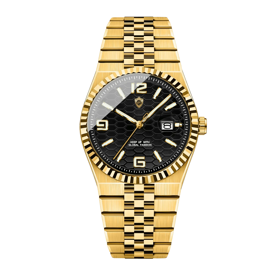 Oskar™ | Elegante Quarzuhr mit Jubilee-Armband