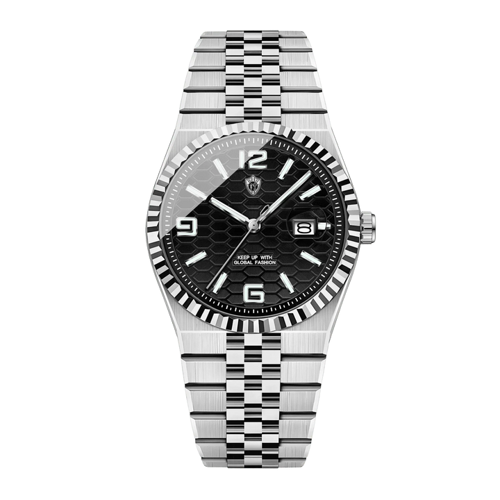 Oskar™ | Stilvolle Quarzuhr mit Jubilee-Armband