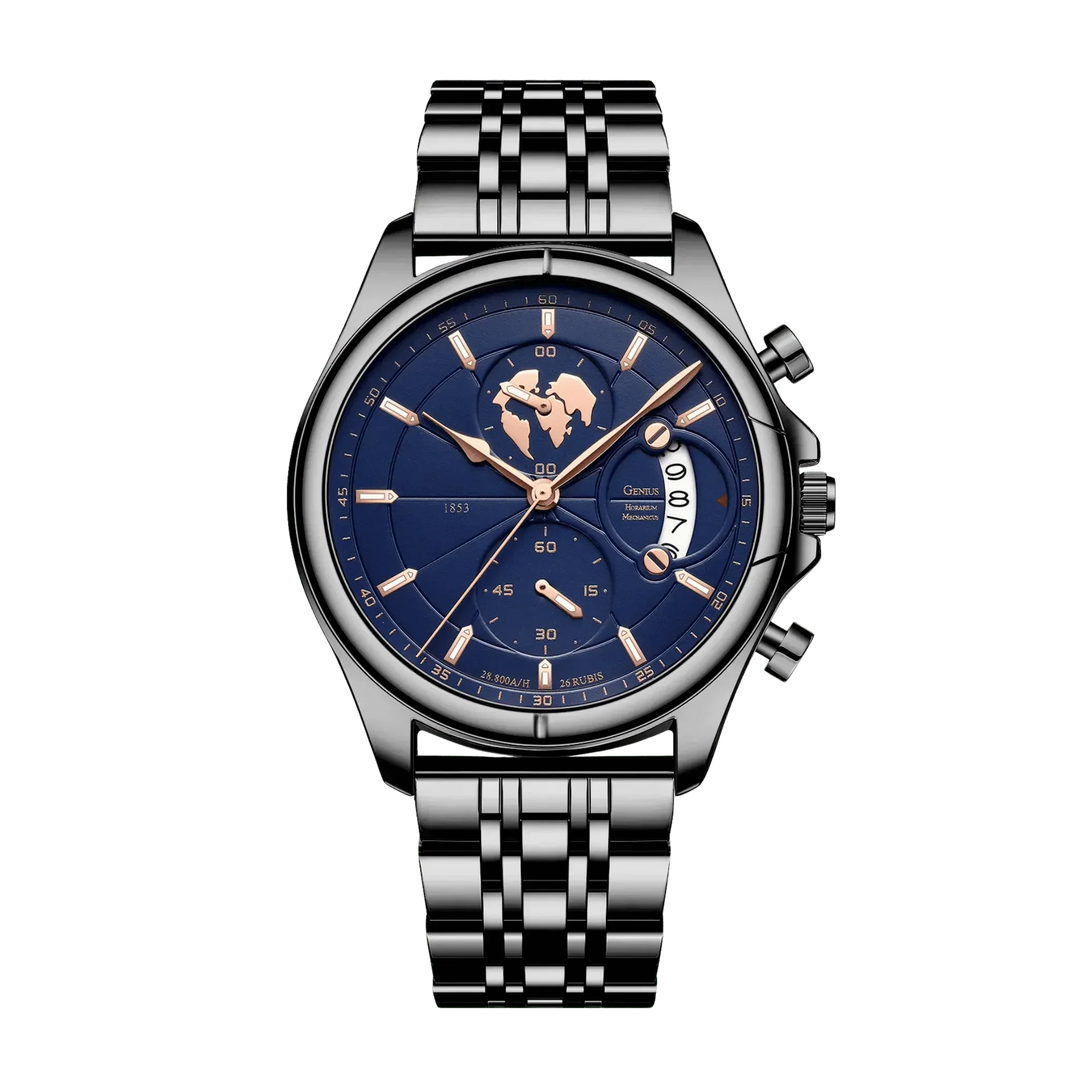 Benedikt™ | Schlanker Chronograph mit Saphirglas