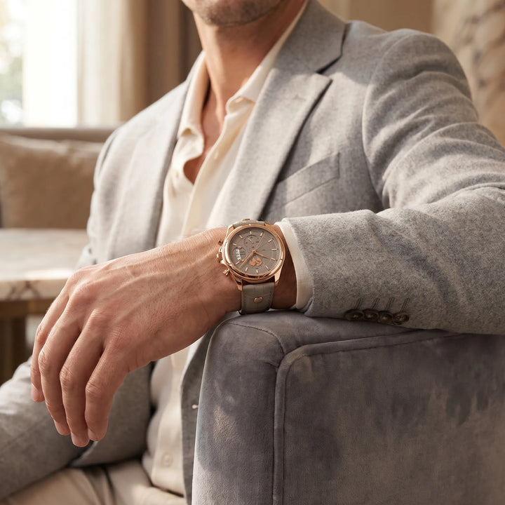 Benedikt™ | Schlanker Chronograph mit Saphirglas