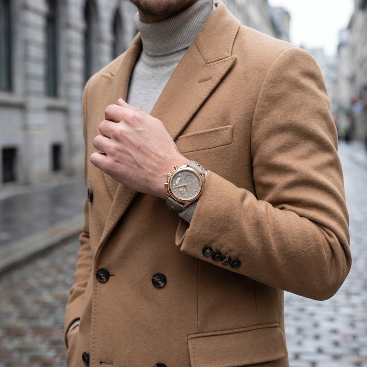 Benedikt™ | Schlanker Chronograph mit Saphirglas
