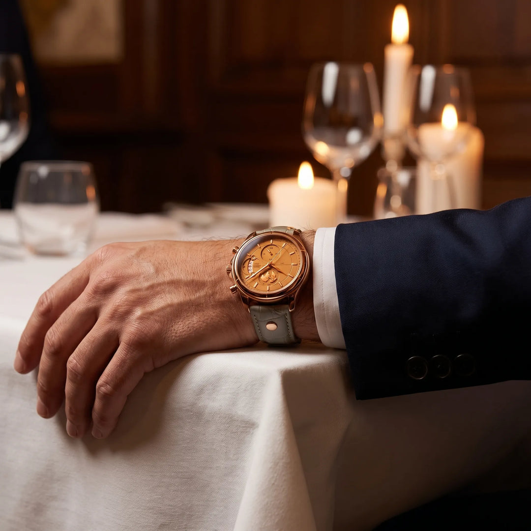 Benedikt™ | Schlanker Chronograph mit Saphirglas