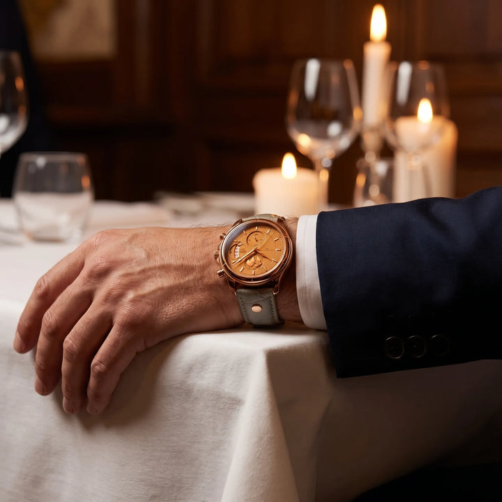 Benedikt™ | Schlanker Chronograph mit Saphirglas