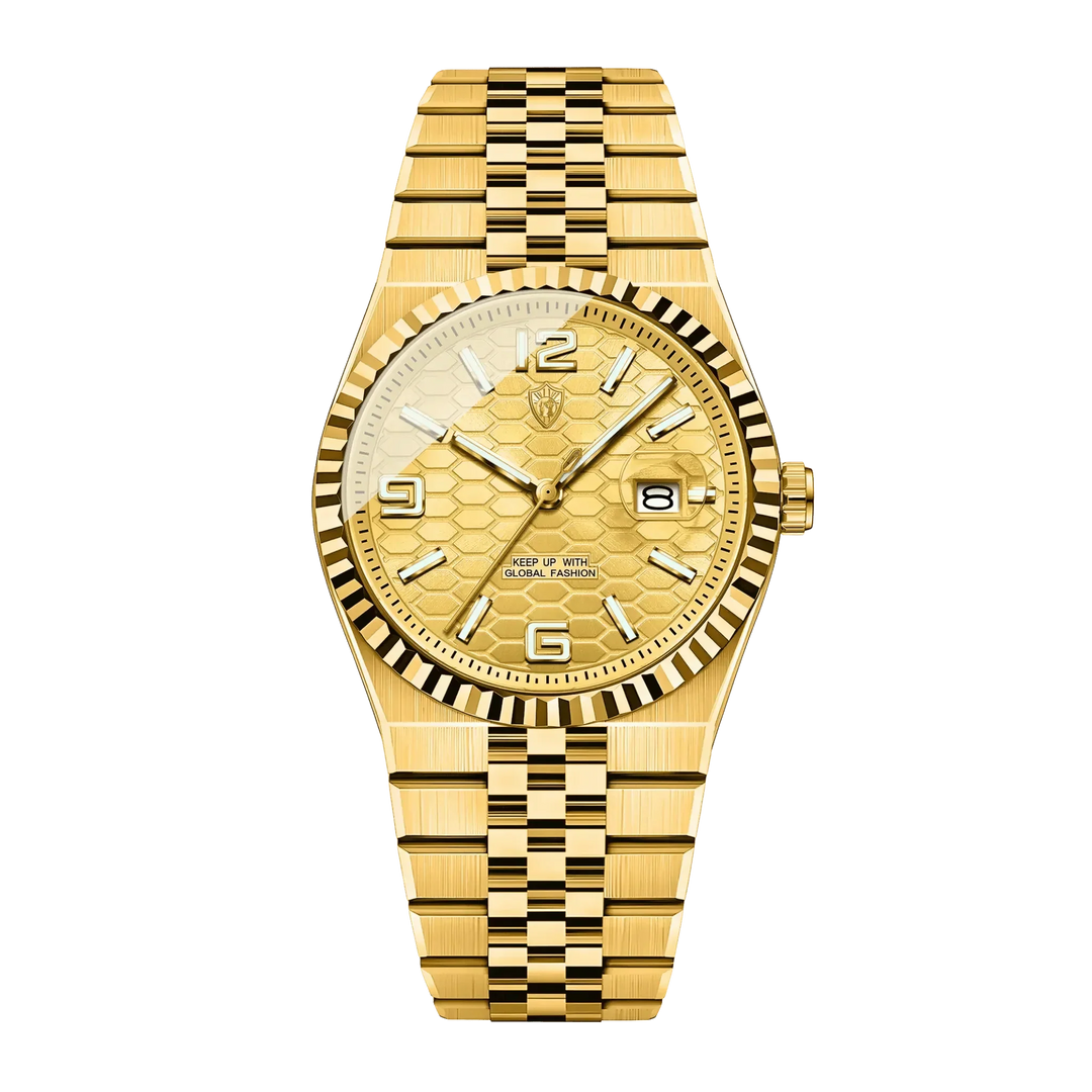 Oskar™ | Stilvolle Quarzuhr mit Jubilee-Armband