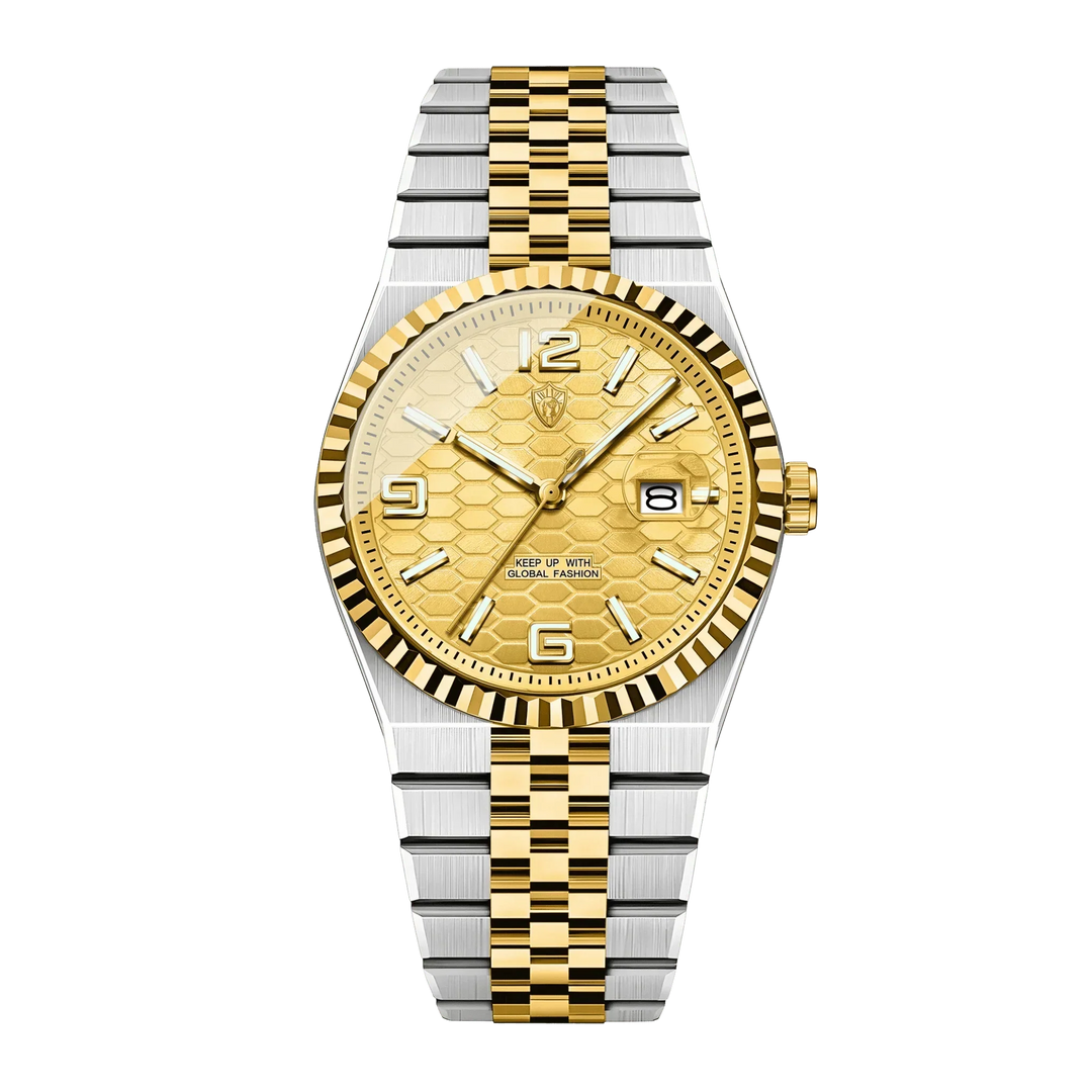 Oskar™ | Stilvolle Quarzuhr mit Jubilee-Armband