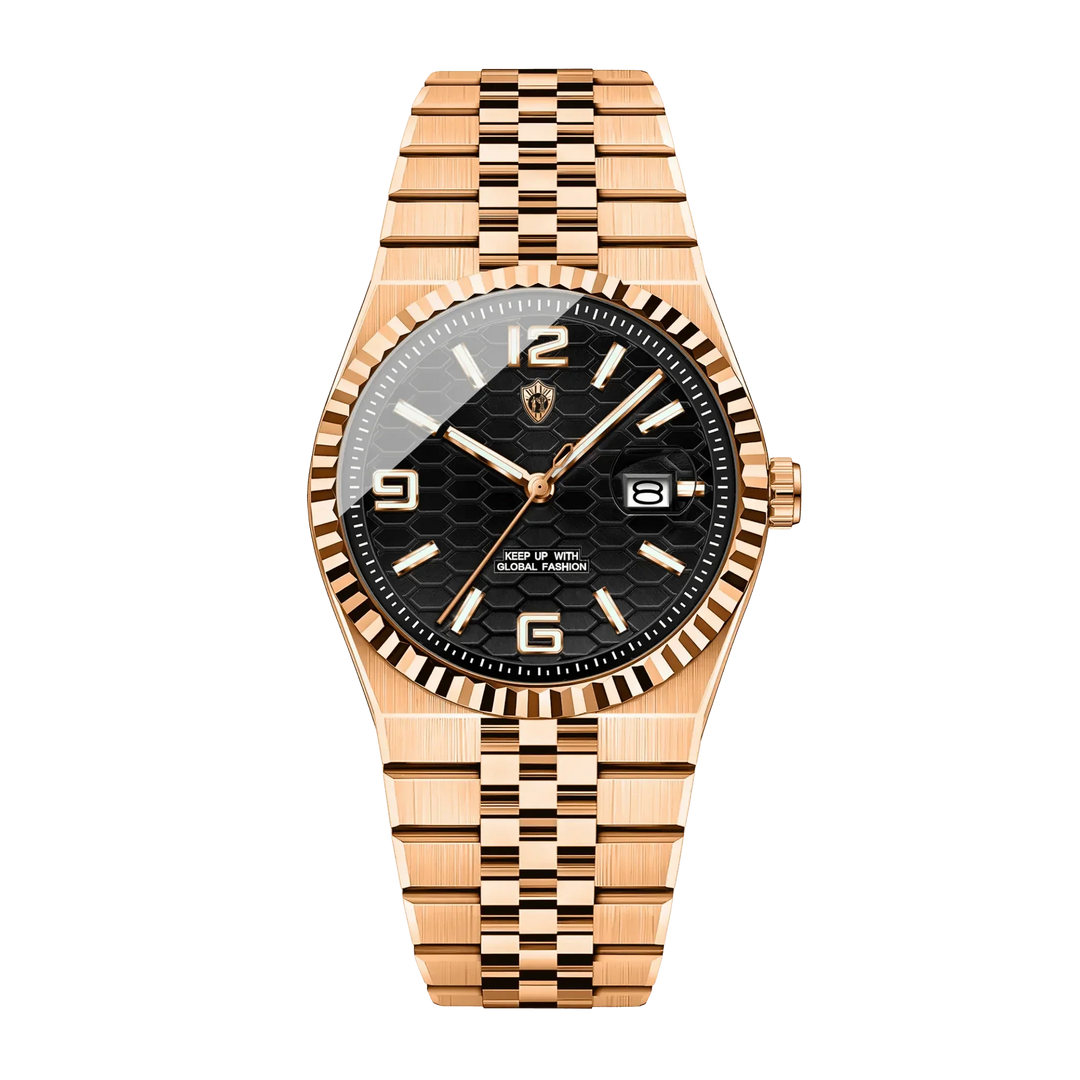 Oskar™ | Elegante Quarzuhr mit Jubilee-Armband