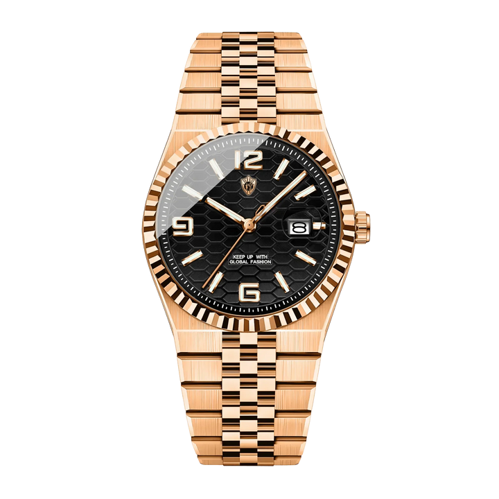 Oskar™ | Stilvolle Quarzuhr mit Jubilee-Armband